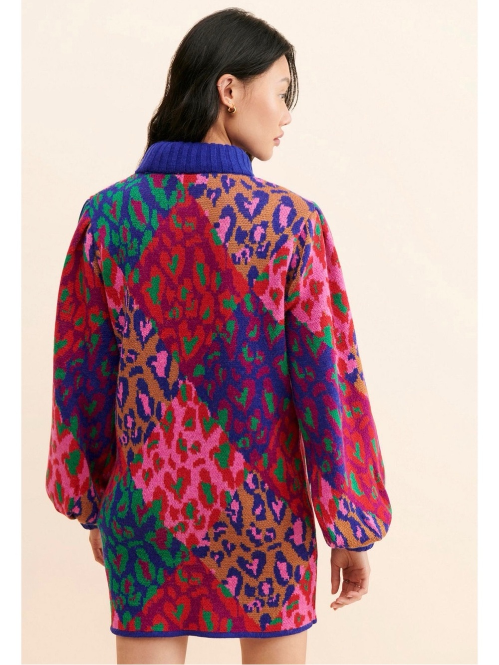 FARM Rio Multicolor Leopard-Print Mini Dress - Picture 2 of 6
